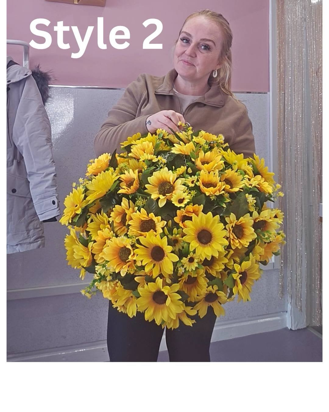 Budget hanging baskets