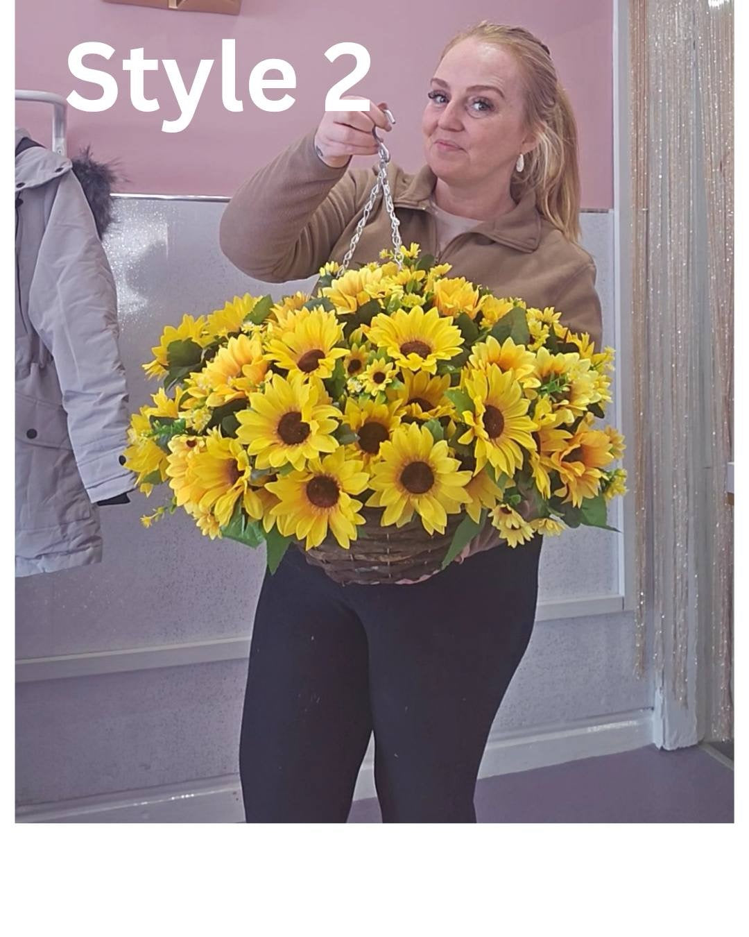 Budget hanging baskets