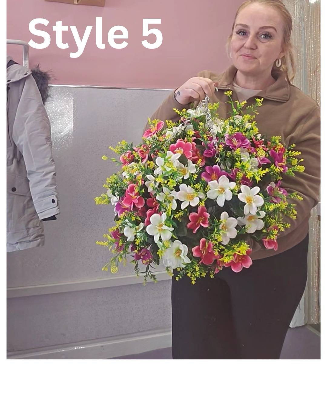 Budget hanging baskets