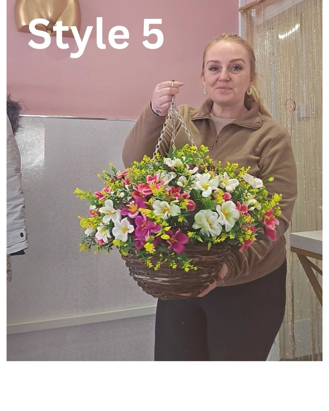 Budget hanging baskets