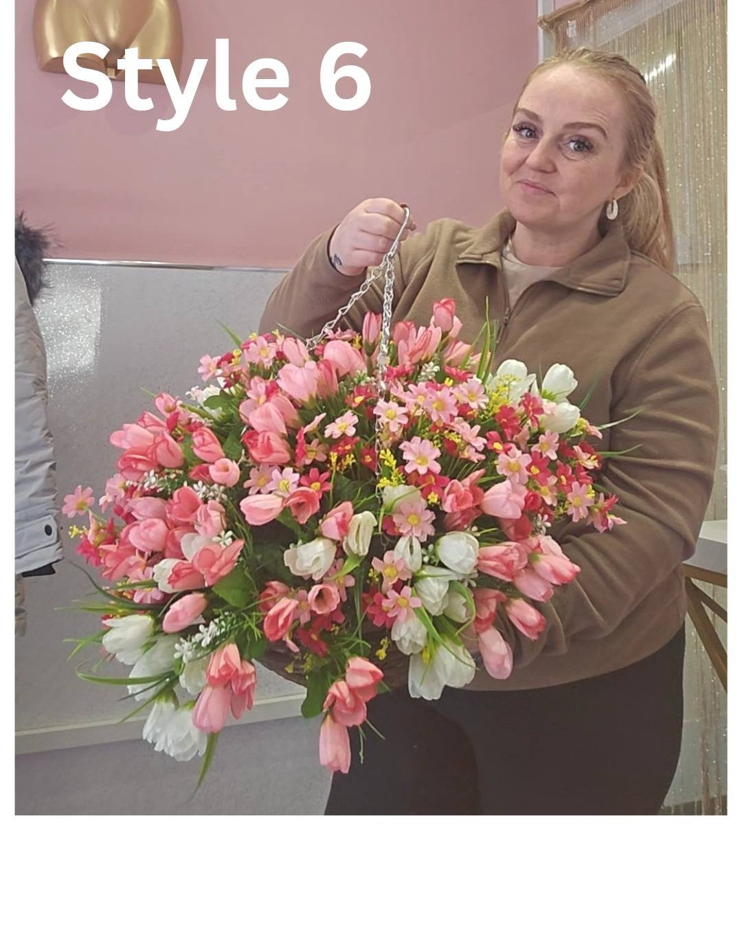 Budget hanging baskets