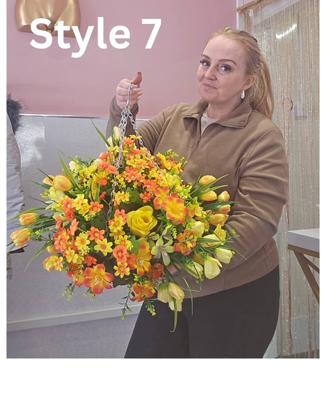 Budget hanging baskets