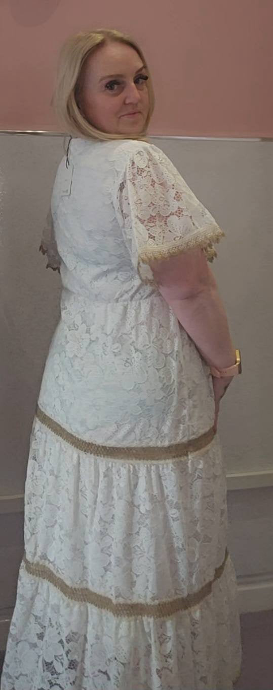 Crochet maxi dress