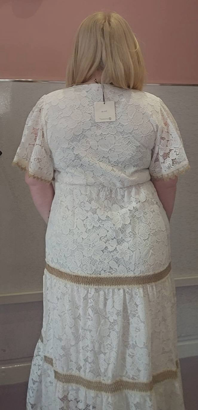 Crochet maxi dress
