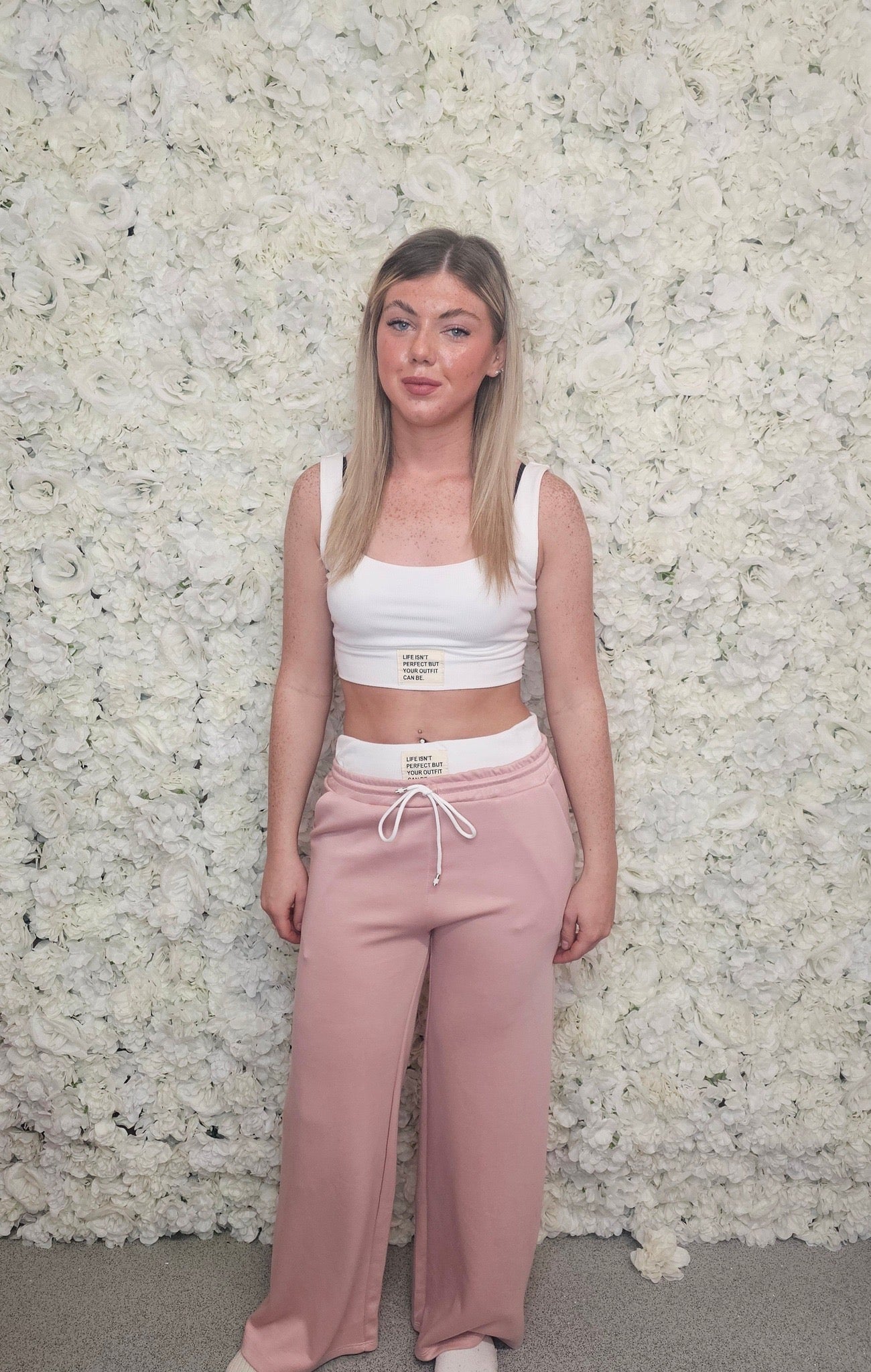 Crop top and jogger set