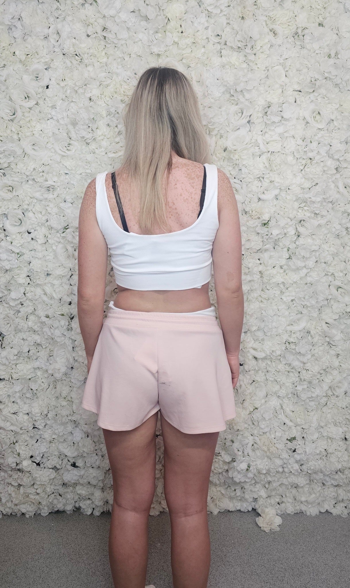 Crop top and short set