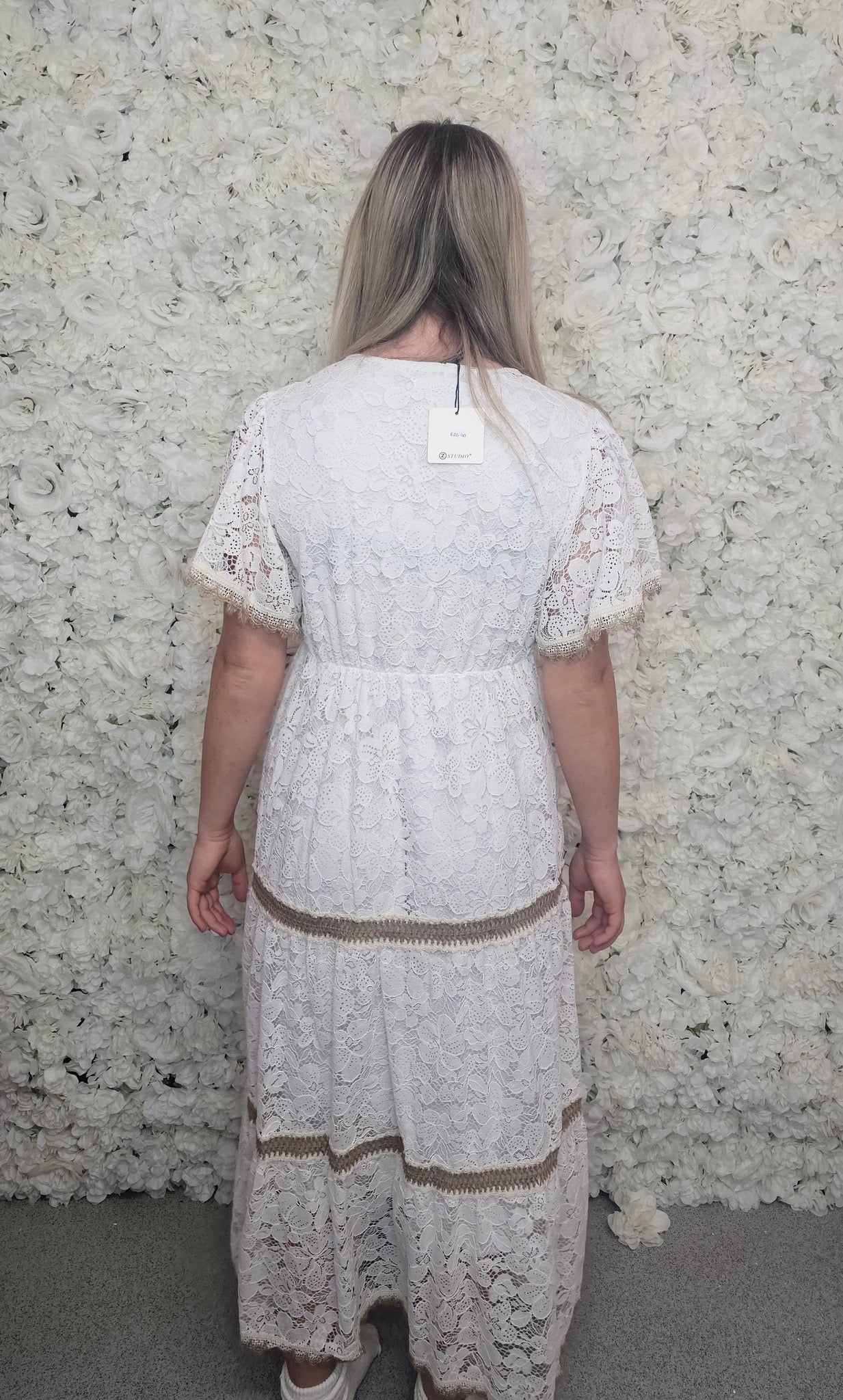 Crochet maxi dress